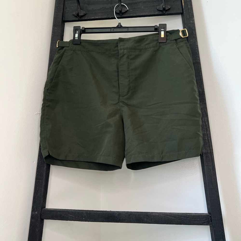 Reiss Dark Green Men's Swim Trunks